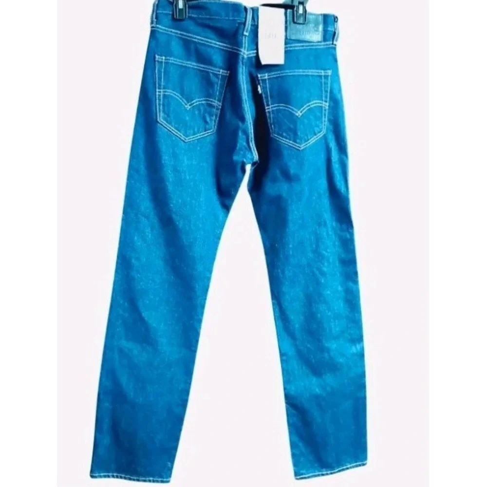 501 Levi's Men's Dark Blue Straight-Leg Jeans 31×34 NWT